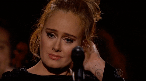 Adele Saying Thank You At The Grammys Giphy