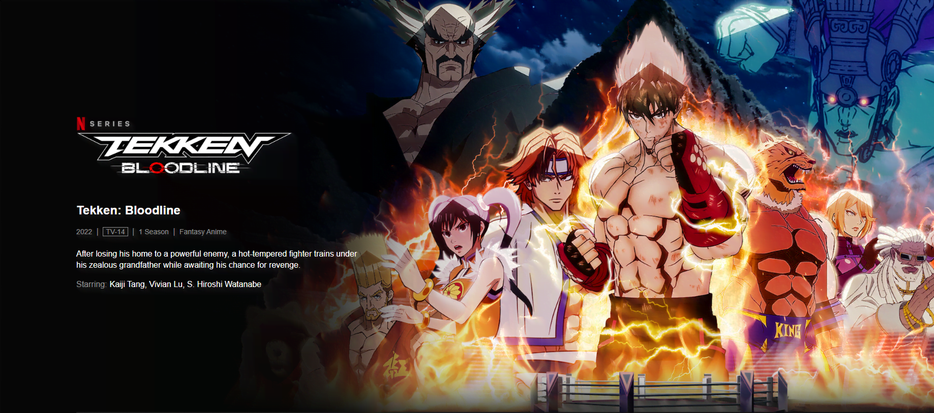 Tekken: Bloodline anime launches on Netflix in August