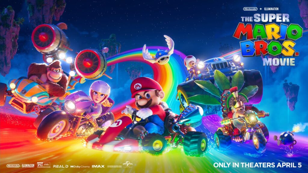 The Super Mario Bros Movie Nintendo Illumination IMAX