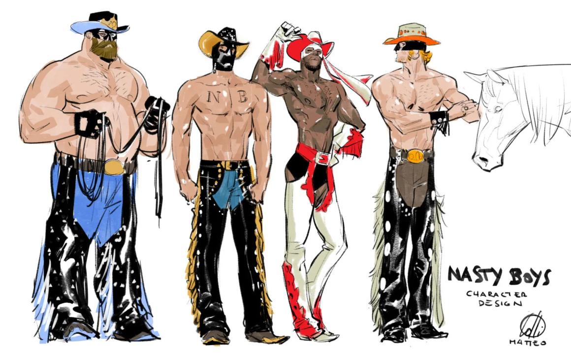 The Nasty Boys, in all their glory. Image: Matteo Lolli/DC Comics