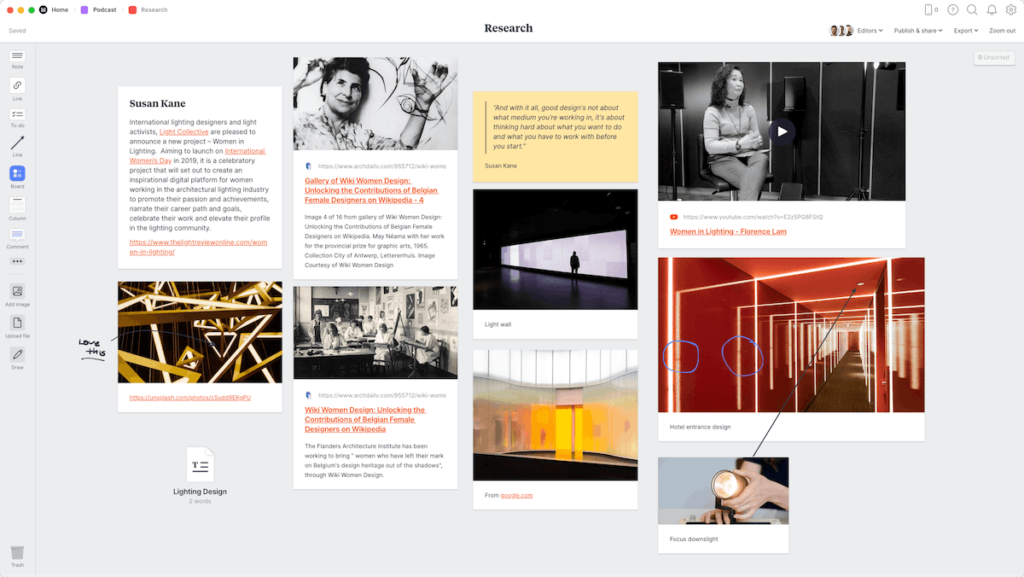 organize your research