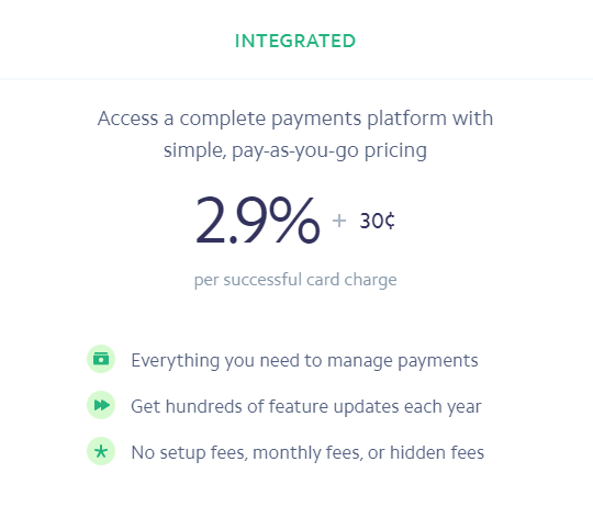 stripe payment processing fees