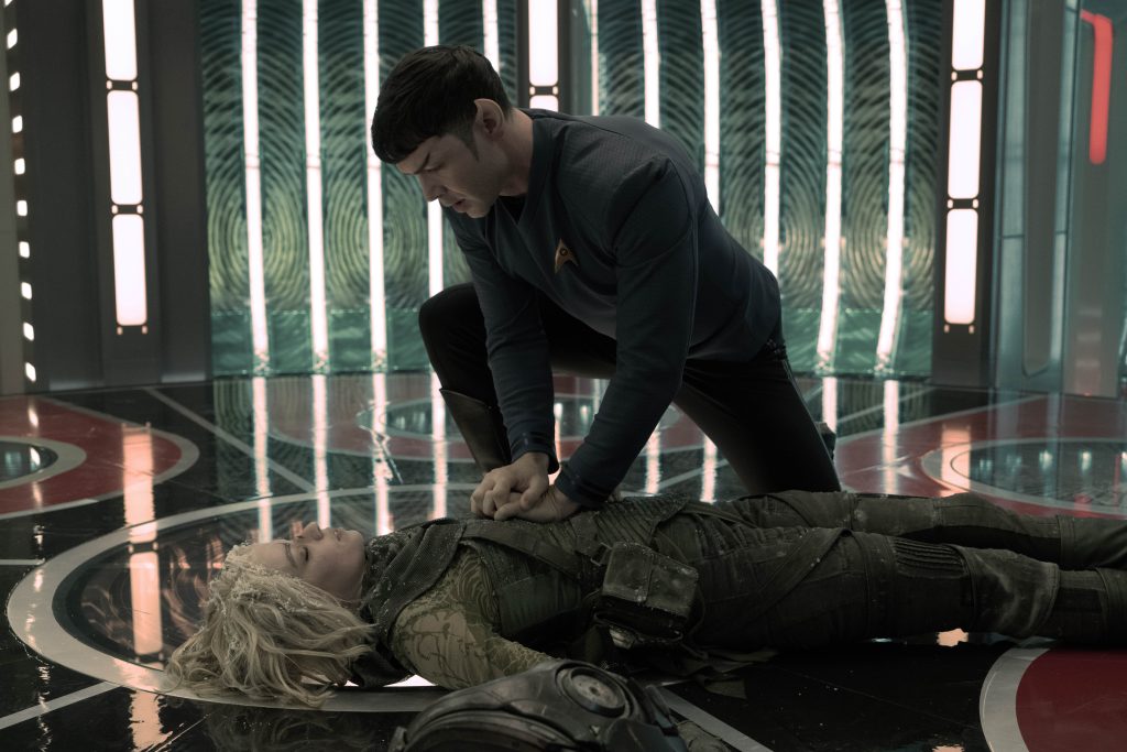SNW Nurse Chapel and Spock in The Broken Circle Episode 1
